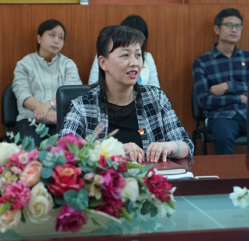 校党委陈少雄副书记一行莅临我院调研督导党建工作